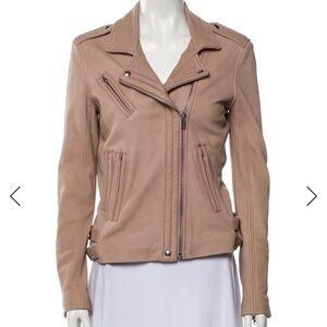 IRO Women's Tan Biker Jacket
